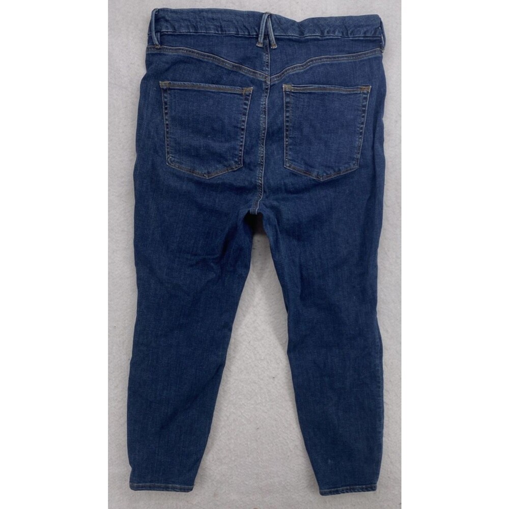 Good American Good Legs Skinny Jeans Women’s Blue GLDV873T W36 L26 Size 15 - Picture 3 of 11